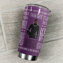 Load image into Gallery viewer, BLACK PANTHER TUMBLER WAKANDA FOREVER FP9