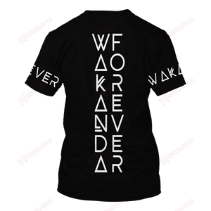 WAKANDA FOREVER R.I.P T-SHIRT/HOODIE/ZIP 3D