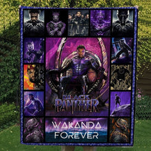 Load image into Gallery viewer, Black Panther Wakanda Forever Quilts