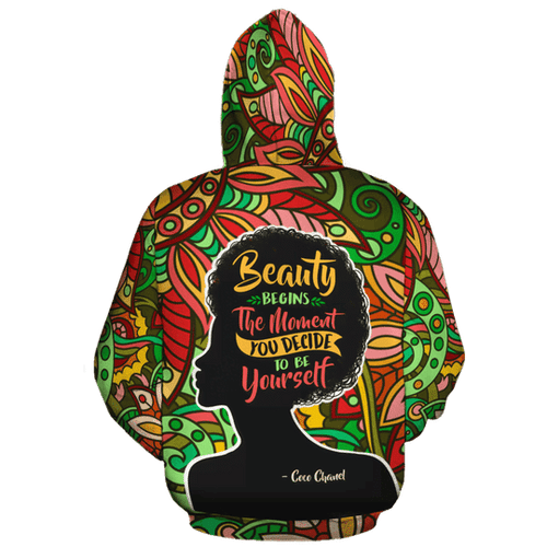 BEAUTY BEGINS ALL-OVER HOODIE