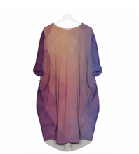 Load image into Gallery viewer, Triangle Colorful Pattern 1 - Beautiful Woman 3D Pocket Dress