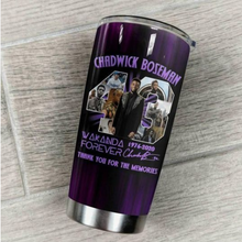 Load image into Gallery viewer, BLACK PANTHER TUMBLER WAKANDA FOREVER FP1