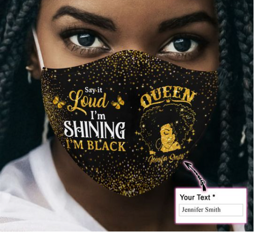 BLACK QUEEN SAY IT LOUD IM SHINING EZ10 2906 CUSTOM FM
