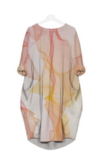 Load image into Gallery viewer, ABSTRACT ART 1- BEAUTIFUL WOMAN 3D POCKET DRESS