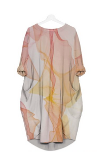 ABSTRACT ART 1- BEAUTIFUL WOMAN 3D POCKET DRESS